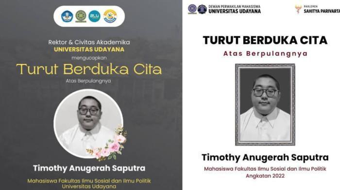 KITA SEMUA BERDUKA: Mahasiswa Unud Tewas Usai Melompat dari Gedung Kampus